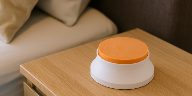 ReMyder on bedside table